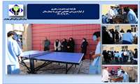 بازدید تیم مدیریت رهبری از لوازم مورزشی اهدایی خیرین به بیمارستان 